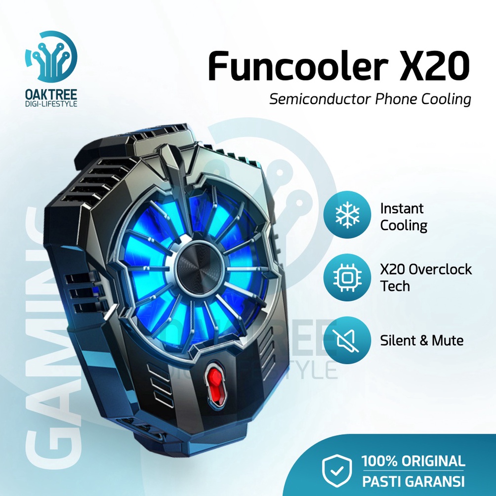 ART Y22G Funcooler X2 Fan Cooler Radiator Pendingin HP Cooling Fan gaming