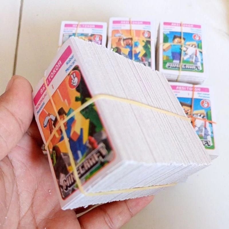 Mainan Jadul Kartu Kwartet Anak 1 pak Isi Kurleb 320pcs