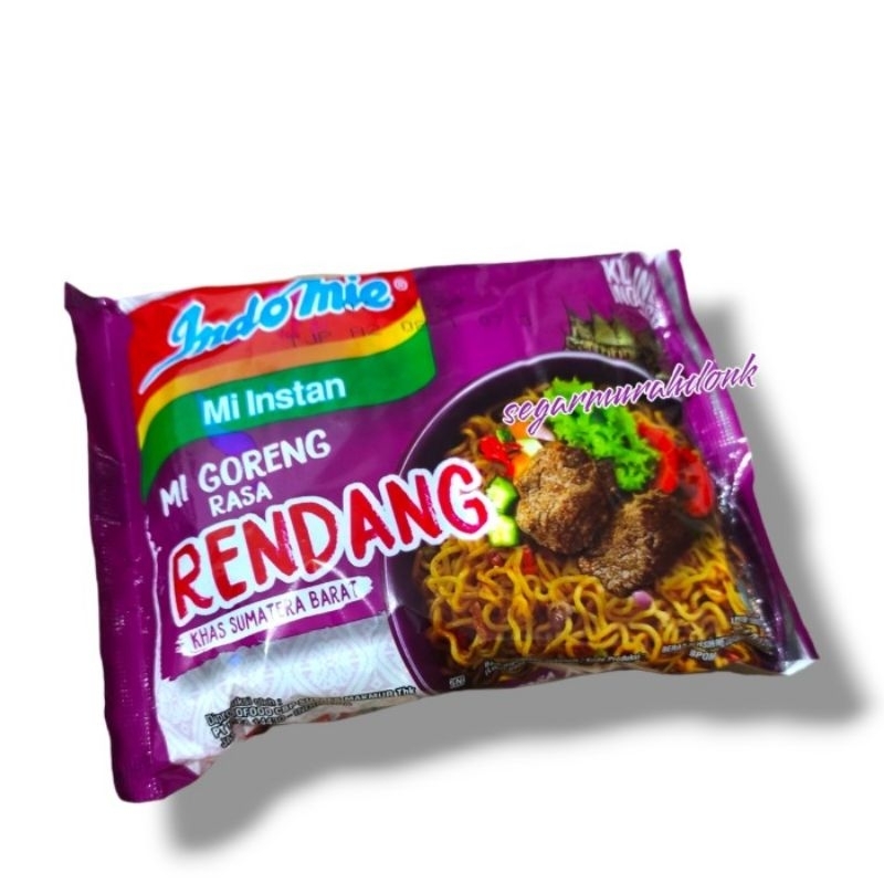 

Indomie Mi Instan Mie Goreng rasa Rendang