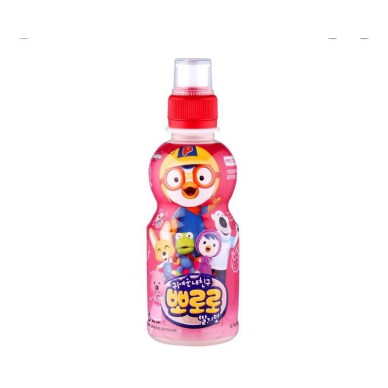 

Pororo Minuman Botol 235ml / Stroberi / Bluberi / Susu / Persik / Mangga