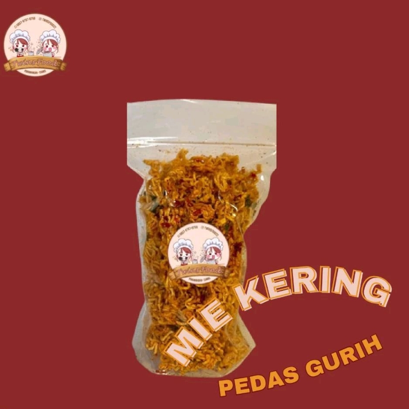 

Mie Kering/Mie Kremes 135 Gram Asin Pedas Daun Jeruk Makanan Ringan Cemilan Kering