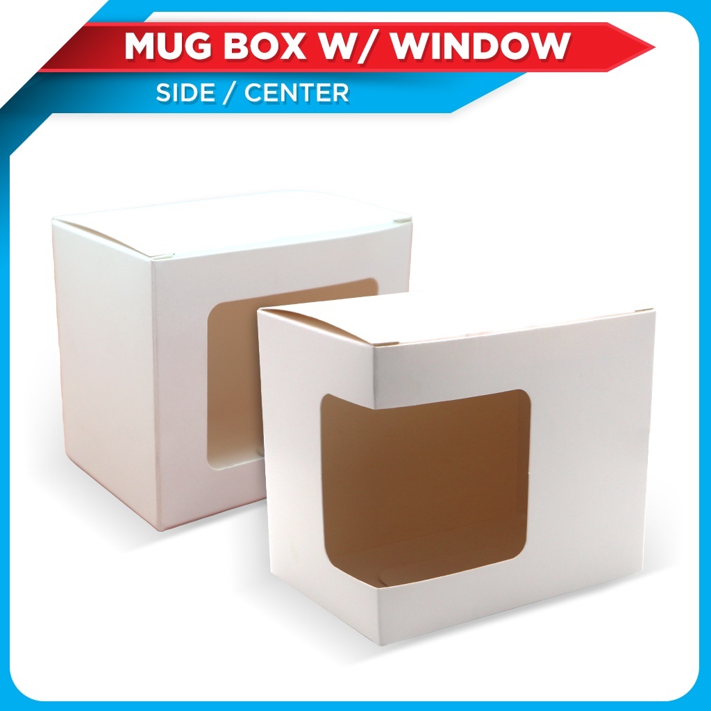 

Kotak Mug Tipis Tidak Bergelombang mugbox with window