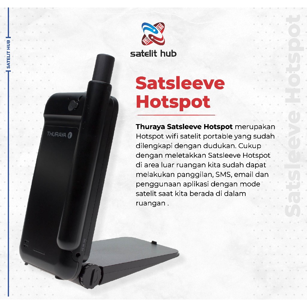 Telepon Satelit Thuraya Satsleeve Hotspot