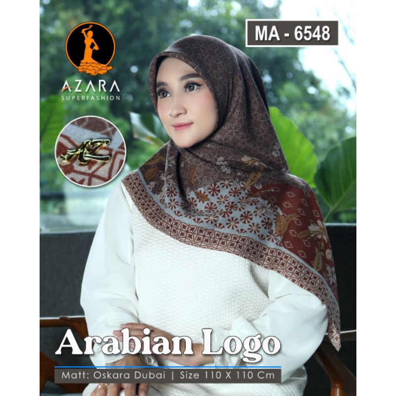 obral segiempat motif azara arabian logo jilbab instan segiempat motif terbaru premium