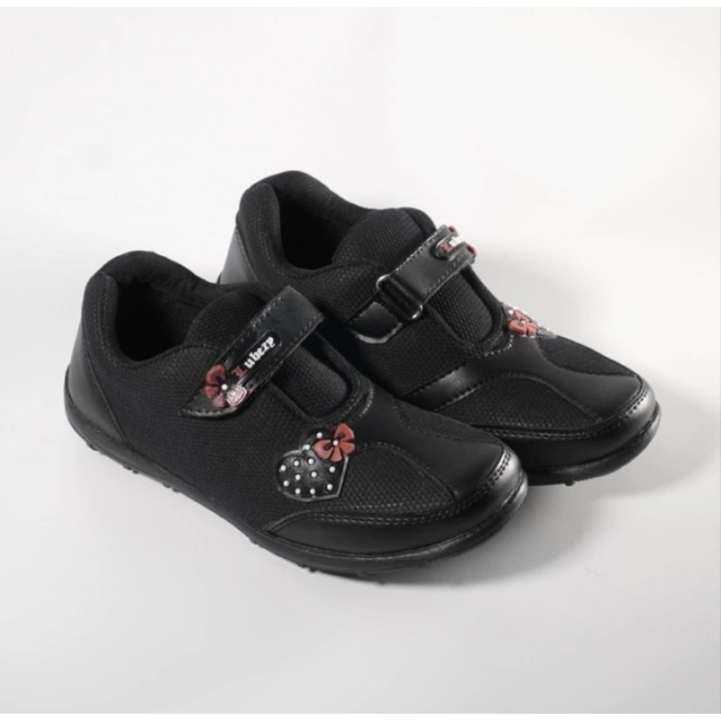 LUBERY RS06 Sepatu Sekolah Anak Perempuan -Hitam