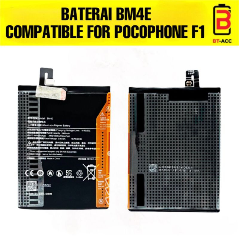 BATERAI BM4E 4000mAh FOR POCOPHONE F1 GARANSI 1 BULAN