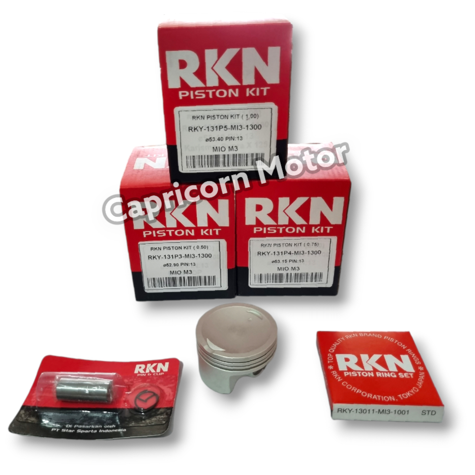 Piston Kit MIO M3 125 RKN RIK RIKEN oversize STD 25 50 75 100