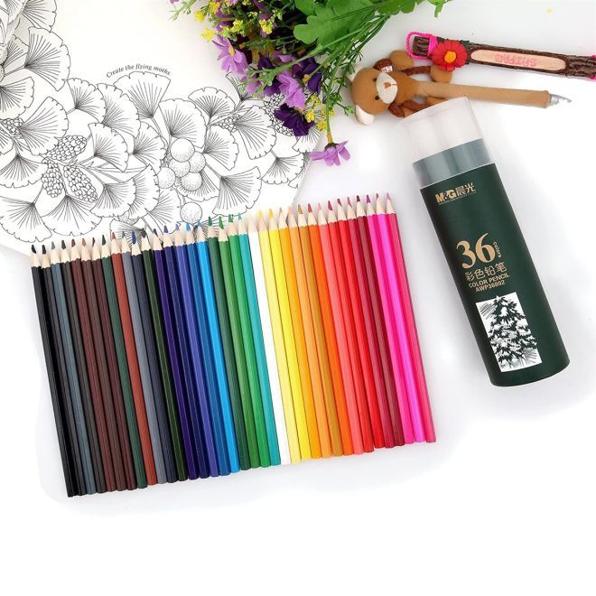 

Pensil Warna M&G Color Pencil Wooden Hexagon Set 36 Warna AWP36827