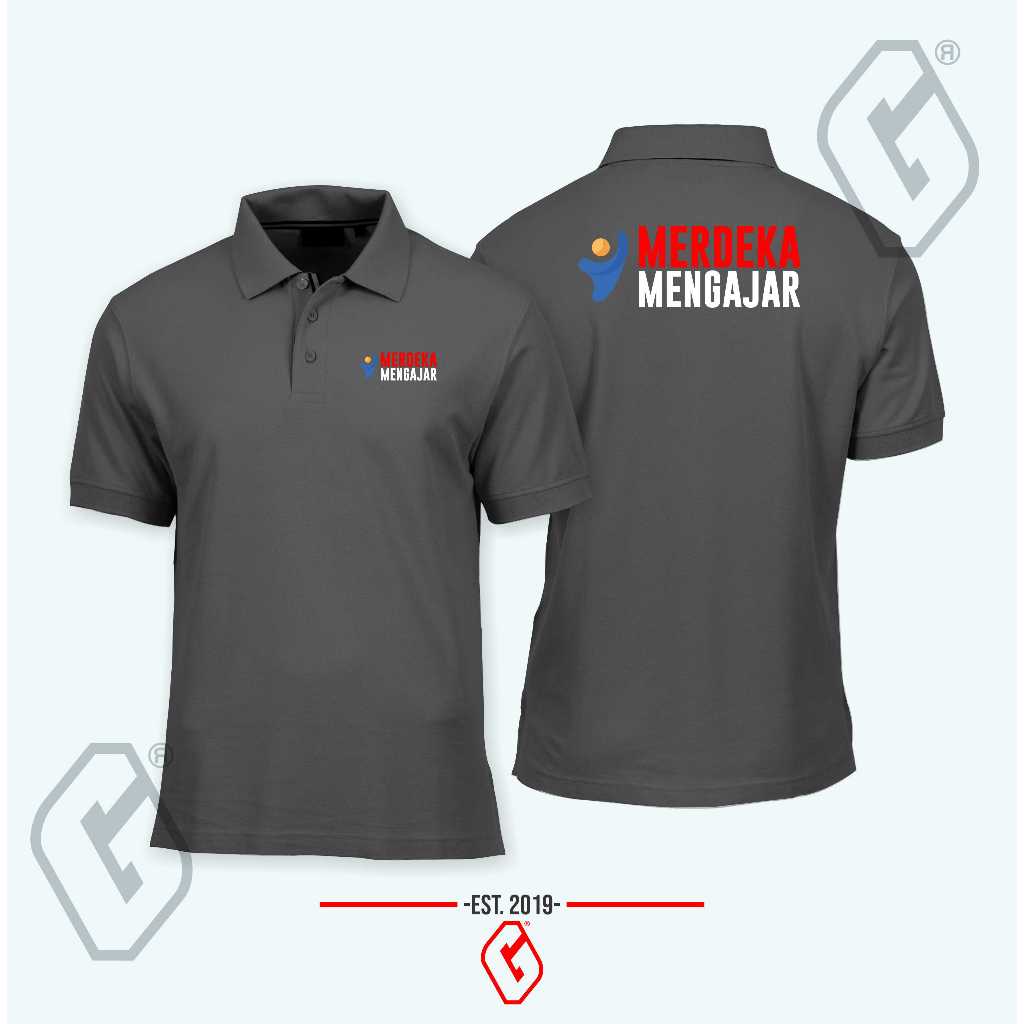 polo shirt merdeka mengajar / baju kerah merdeka mengajar