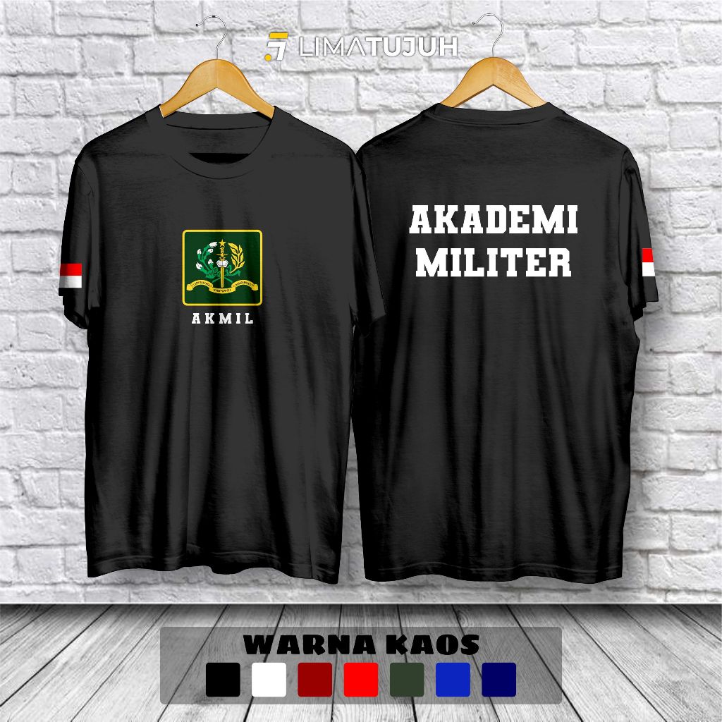 Kaos AKMIL Akademi Militer Logo Baju Distro