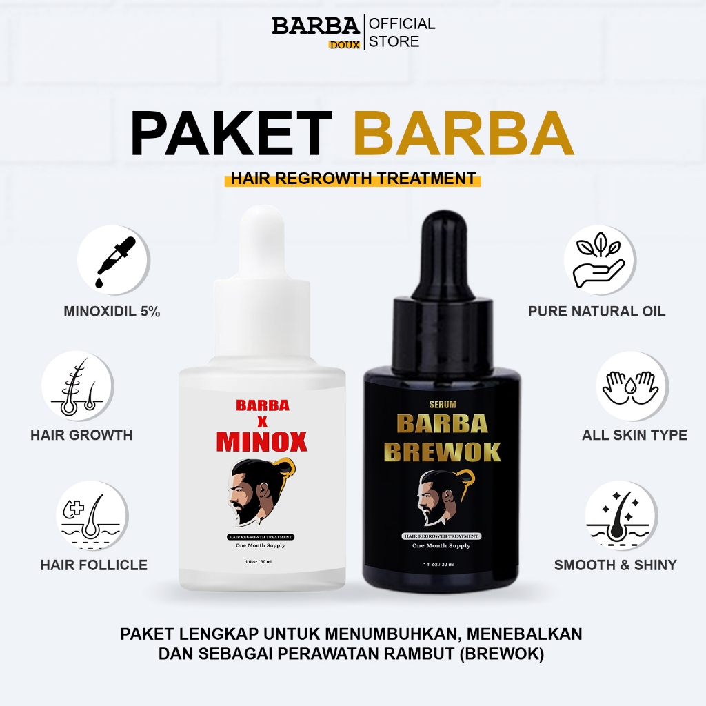 Serum Barba Penumbuh Brewok & Rambut