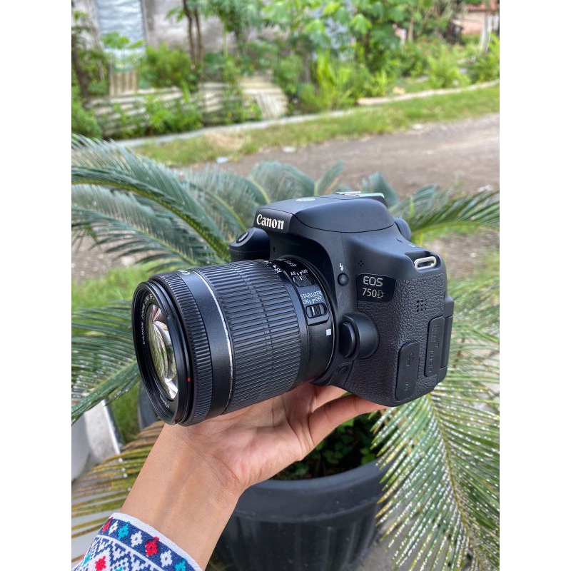 Kamera Canon 750D kit 18-55mm STM DSLR Second Bekas Siap Pakai