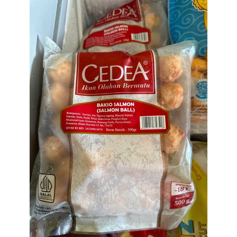 

bakso salmon ball cedea 500gr