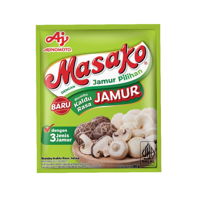 

Masako Bumbu Kaldu Rasa Jamur 40 g @1 pcs Sachet