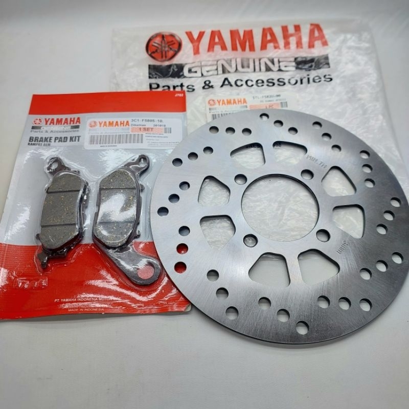 Paket Piringan Kampas Rem Depan Mio Smile Mio Soul Karbu