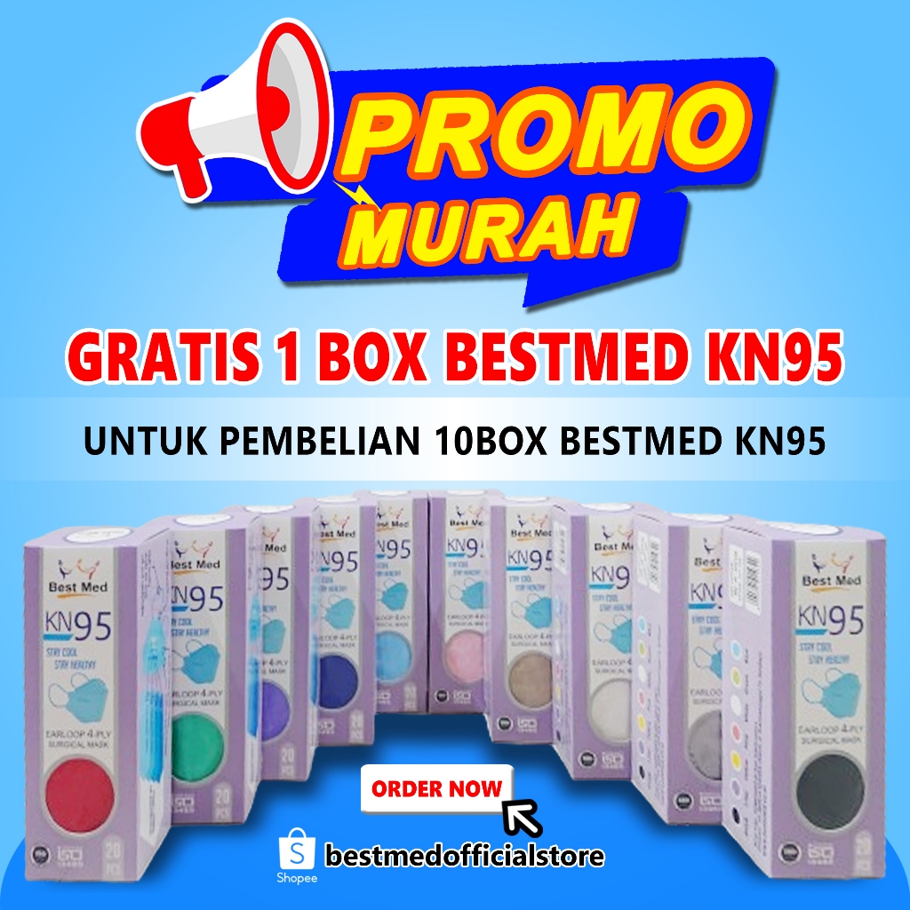 Masker KN95 BEST MED- Box isi 20