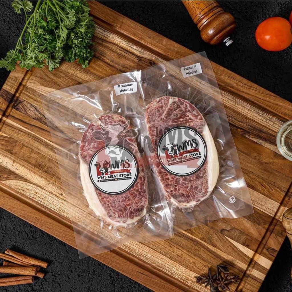 

PREMIUM WAGYU HOKUBEE Meltique Beef Steak Daging Sapi - 200grm / 1 pcs