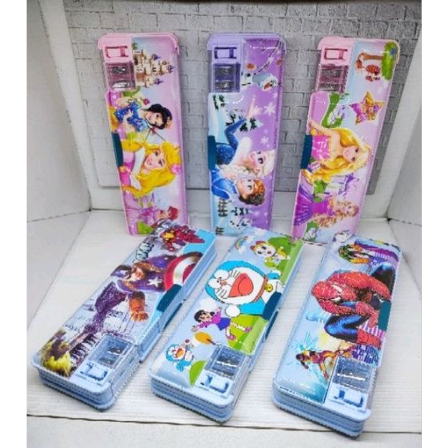 

Tempat kotak tepak pensil magnet + rautan karakter timbul LPY-667 LPY 667