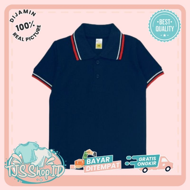 Basic Polo Shirt 2-10 Tahun Polo Shirt Anak Premium Bahan Lacoste Premium