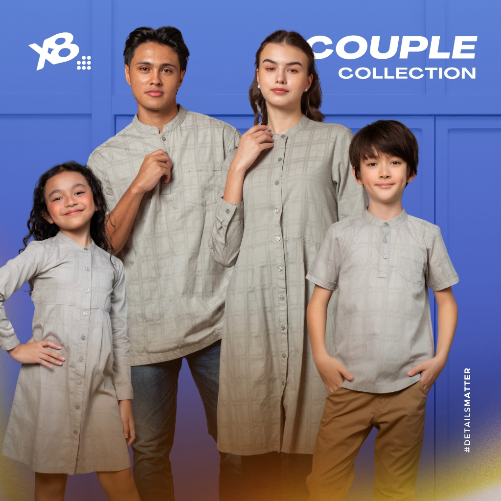 X8 Tejo Shirt Couple Family - baju lebaran couple keluarga