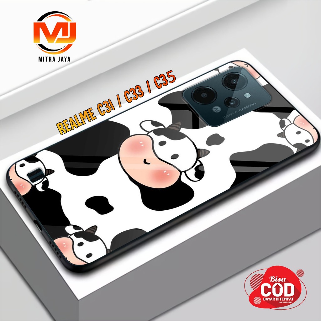 Case REALME C31 /C33 / C35 Terbaru - 073 - Fashion Case Sapi Casing Hp Case Murah Softcase Hardcase 