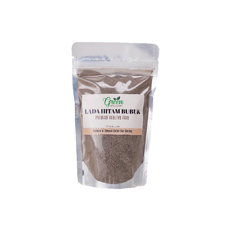 

LADA HITAM BUBUK MURNI 100 GRAM / BLACK PEPPER POWDER 100 GR - KUALITAS PREMIUM (HALAL ASLI TANPA CAMPURAN)