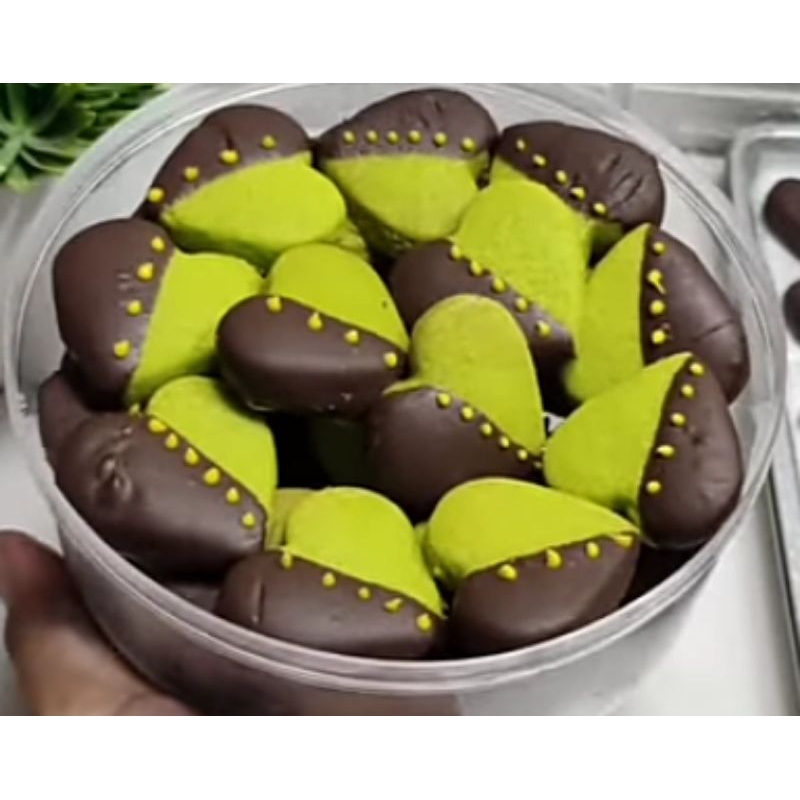 

Cookies Love Pandan Coklat