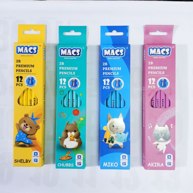 

Macs Pensil 2b Premium Tringular (12pcs)
