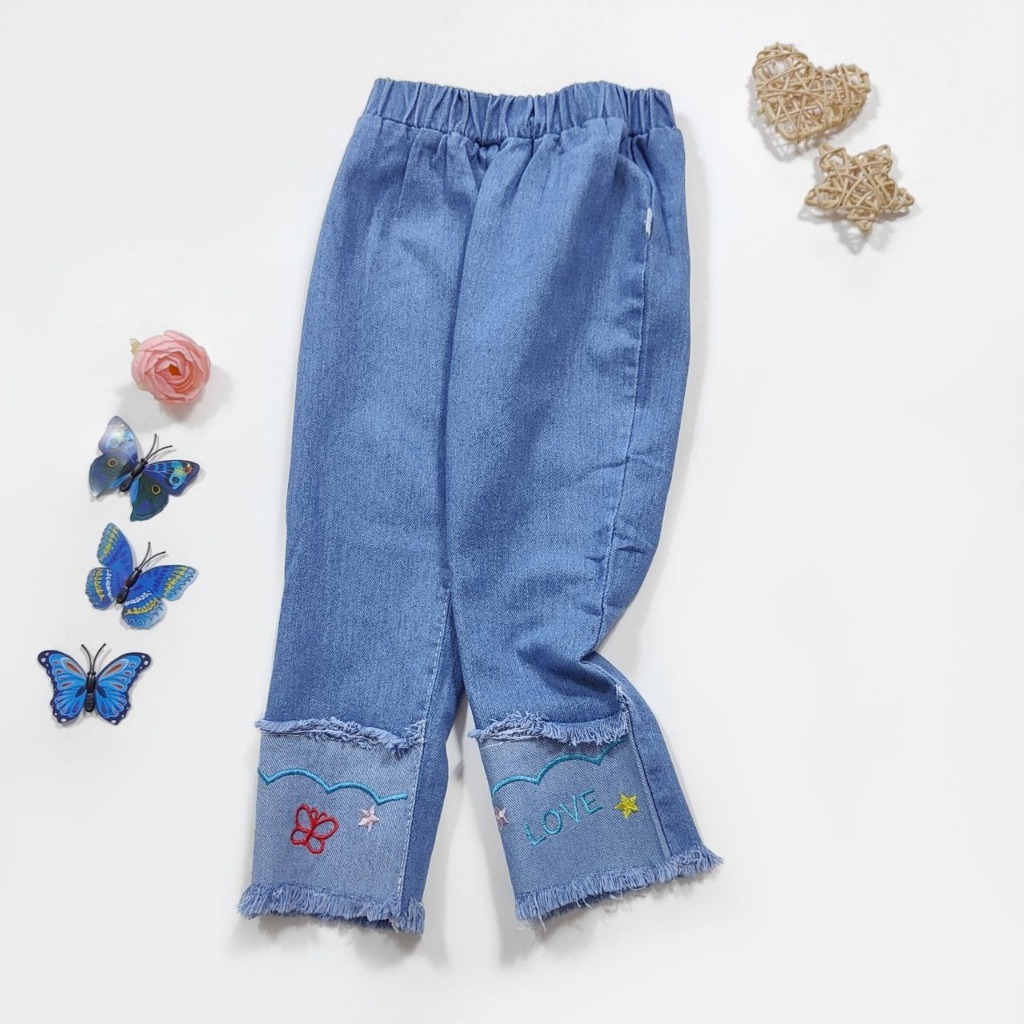 pants girls teensy butterflies wee dainty