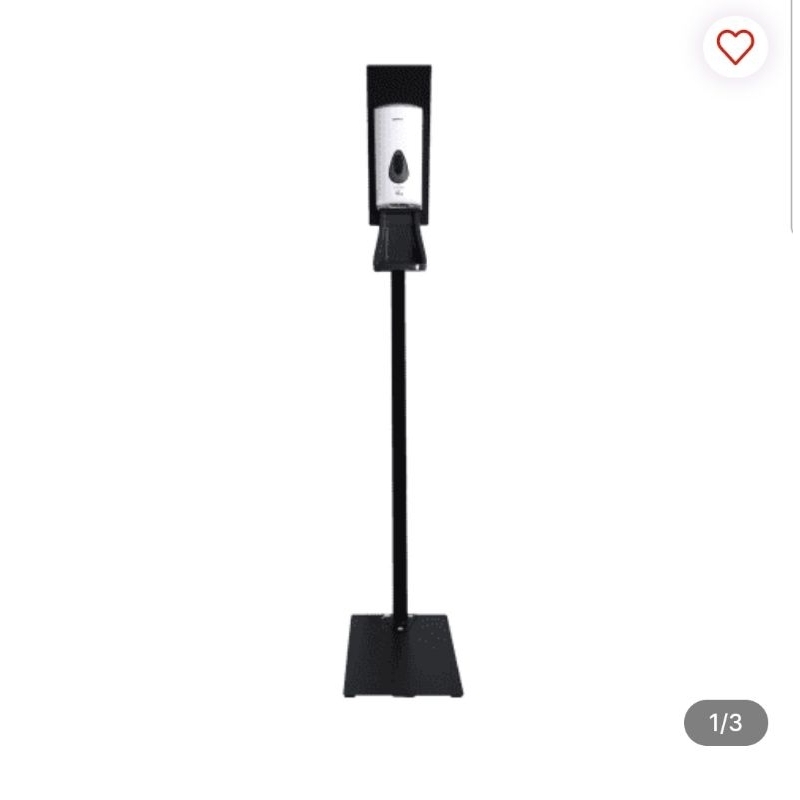 Krisbow Paket Dispenser Hand Sanitizer Standing - Hitam