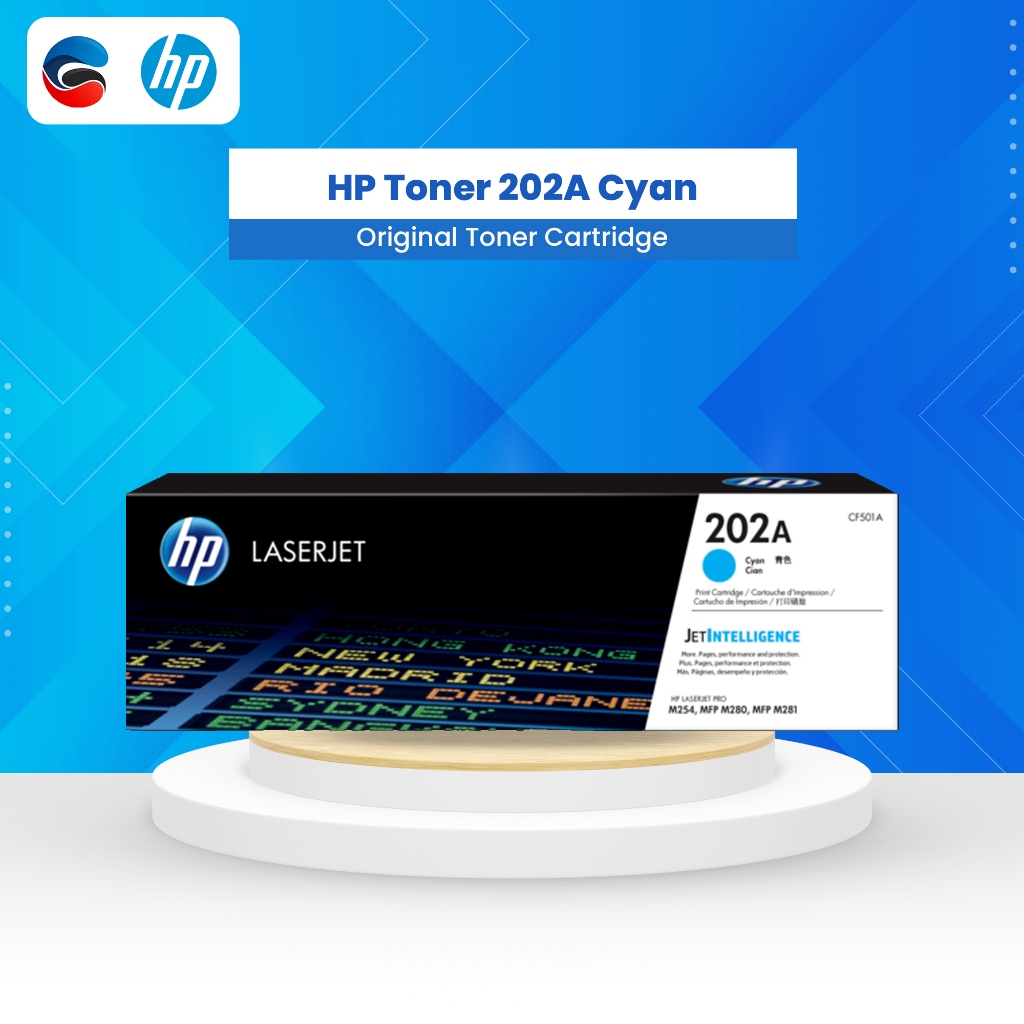 HP Toner LaserJet 202A Cyan [CF501A]