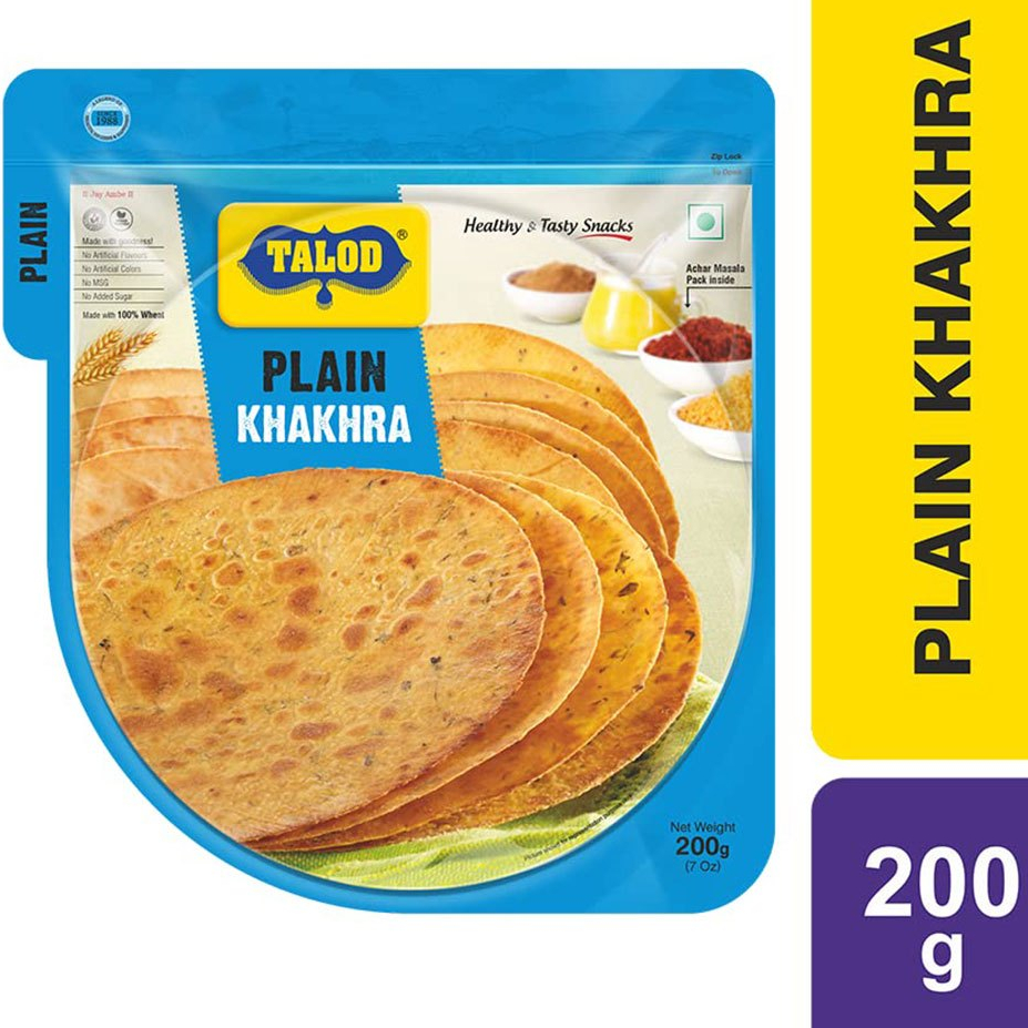 

PLAIN KHAKHRA TALOD 200G / Kerupuk India / Snack India