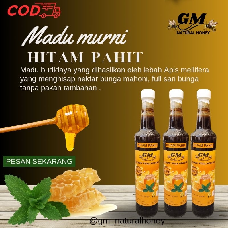 

MADU MURNI HITAM PAHIT NEKTAR MAHONI