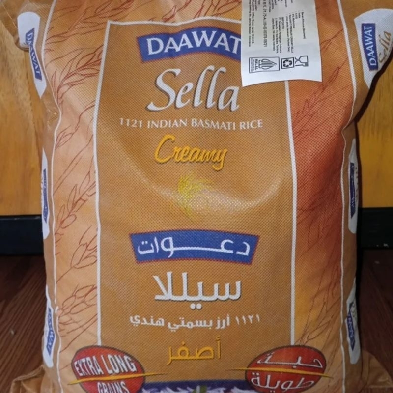 

beras basmati Daawat Creamy Sella - 5kg