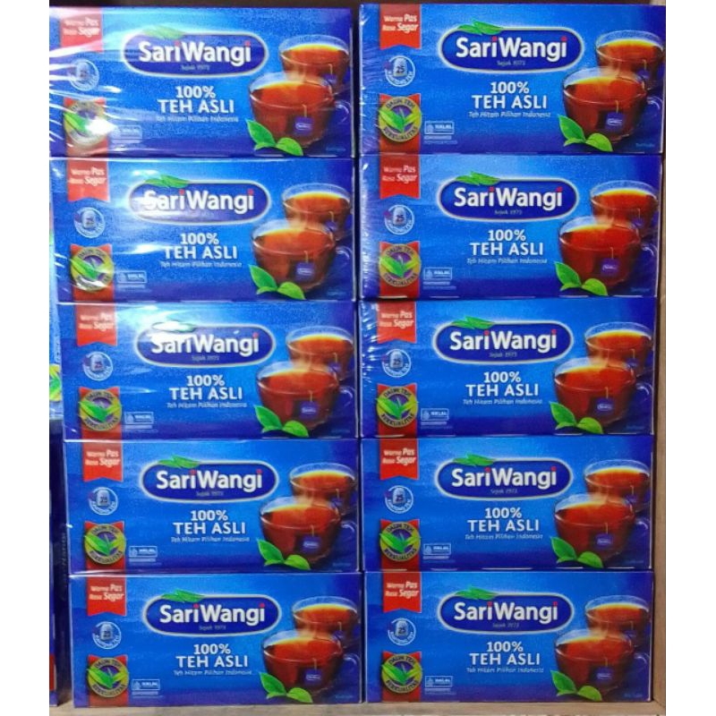 

Teh Sari wangi kotak celup isi 25 kantong/pak