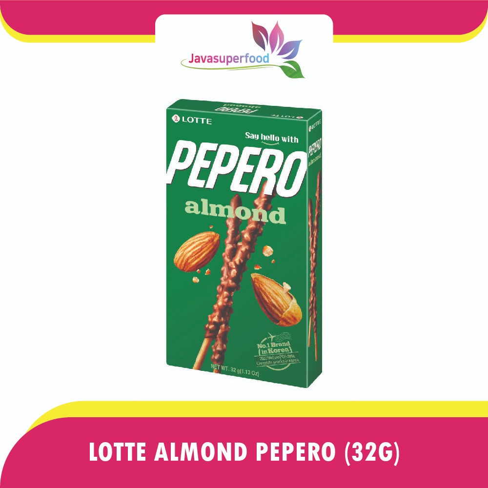

Lotte Almond Pepero 32g/Biskuit Coklat Dengan Kacang Almond Asli Korea
