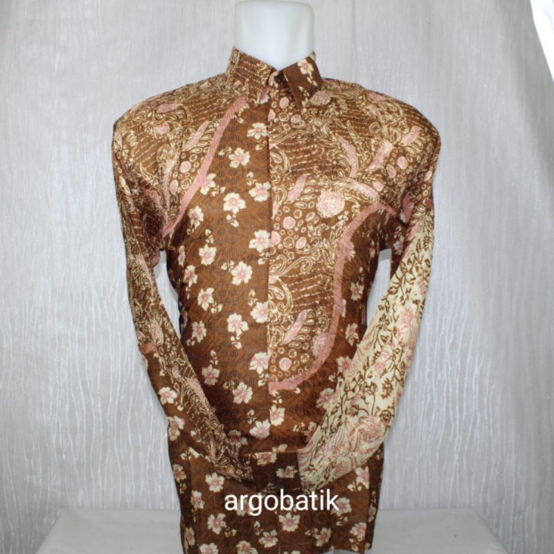Kemeja Batik Atbm Viscos Tenun Tradisional