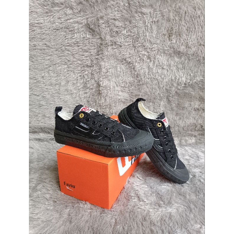 Sepatu Pria Casual Clasik Fazio Unisex Fuul Black