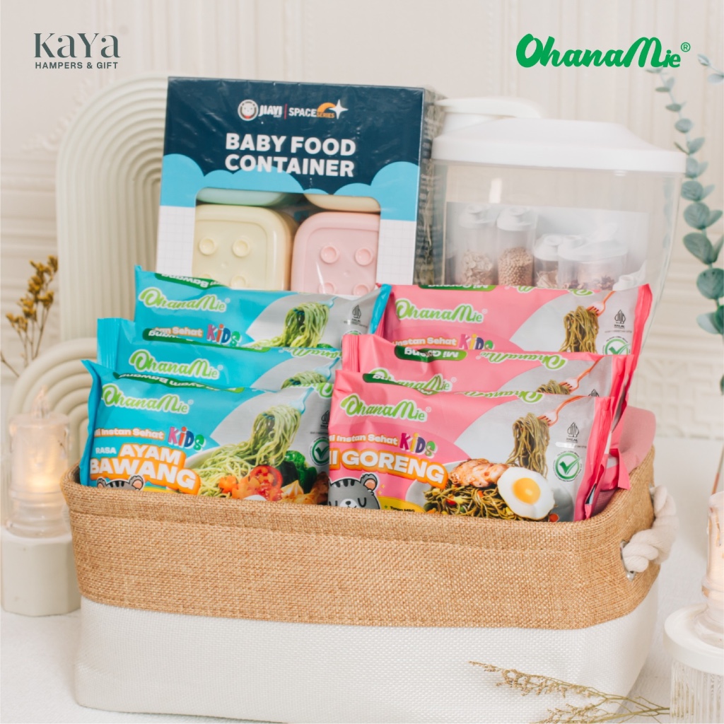 

Hampers Lebaran Mie Instan Anak Sehat Non MSG Hampers Unik Ohana Mie