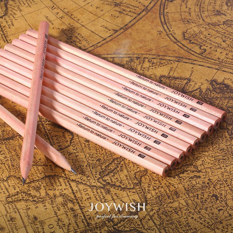 

Graphite Pencil / Pensil Grafit Kayu Joywish Natural HB 2B (satuan)