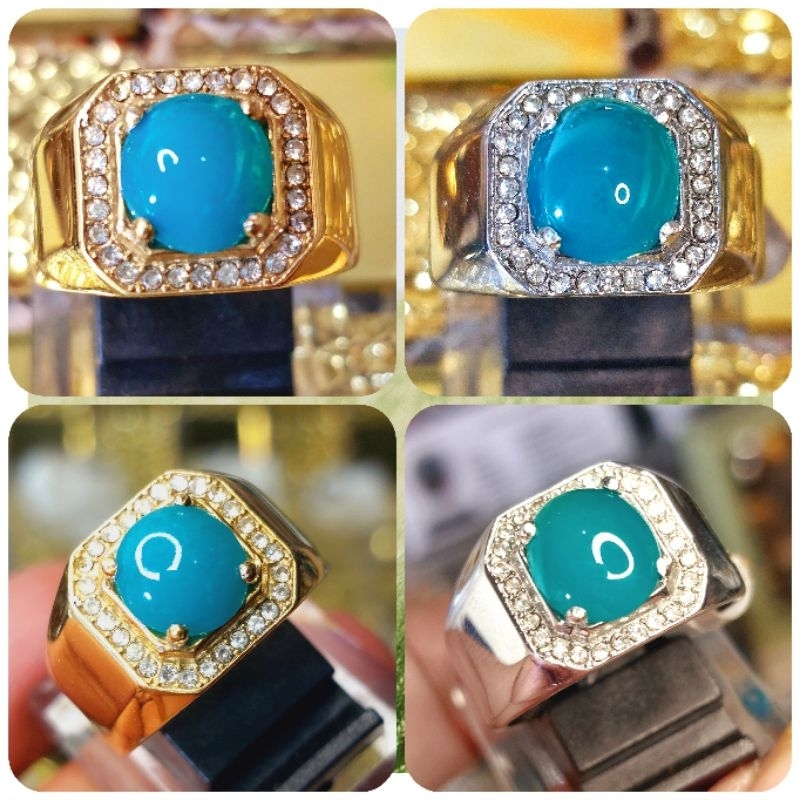 Cincin Batu Bacan Size Mini Kantoran Ring Titanium Super | Eksklusif