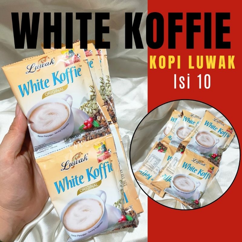 

White Koffie Luwak renteng isi 10