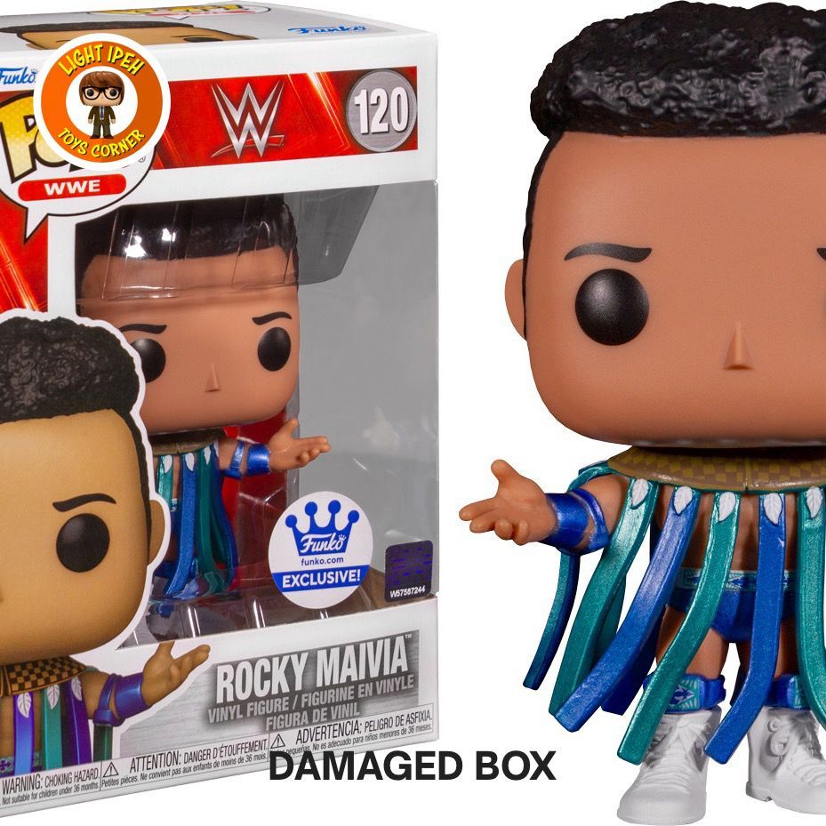 Funko Pop Sports - WWE - Rocky Maivia Mettalic (DAMAGE BOX)