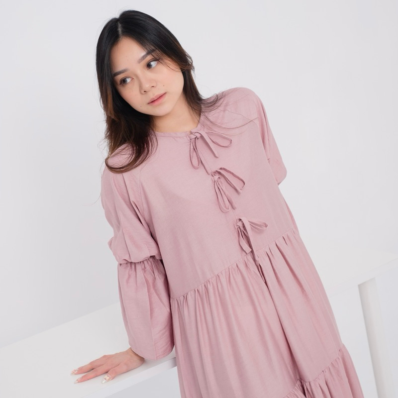 RIBBON DRESS | RIBBON BOW | COQUETTE | BAJU LEBARAN | YAP.OFFICIAL