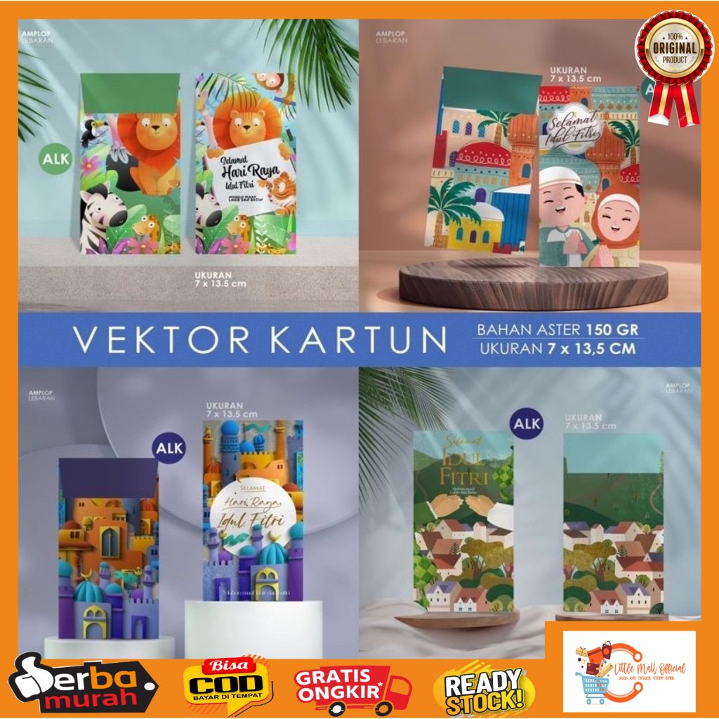 

Little Mall AMPLOP LEBARAN 2024 AESTHETIC (1 PACK ISI 5 PCS) AMPLOP LEBARAN PREMIUM TEBAL BAHAN ASTER UNIK LUCU