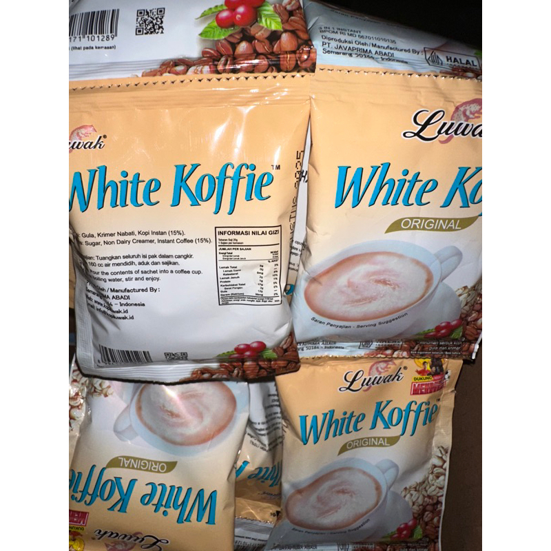 

Kopi Luwak White Koffie Kemasan sachet
