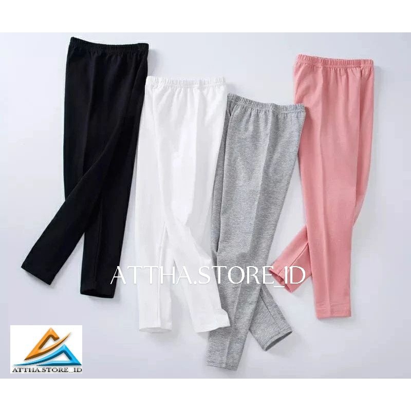 Legging Anak Kaos Rayon Usia 2-15 Tahun / Celana Legging Anak Perempuan / Legging Anak