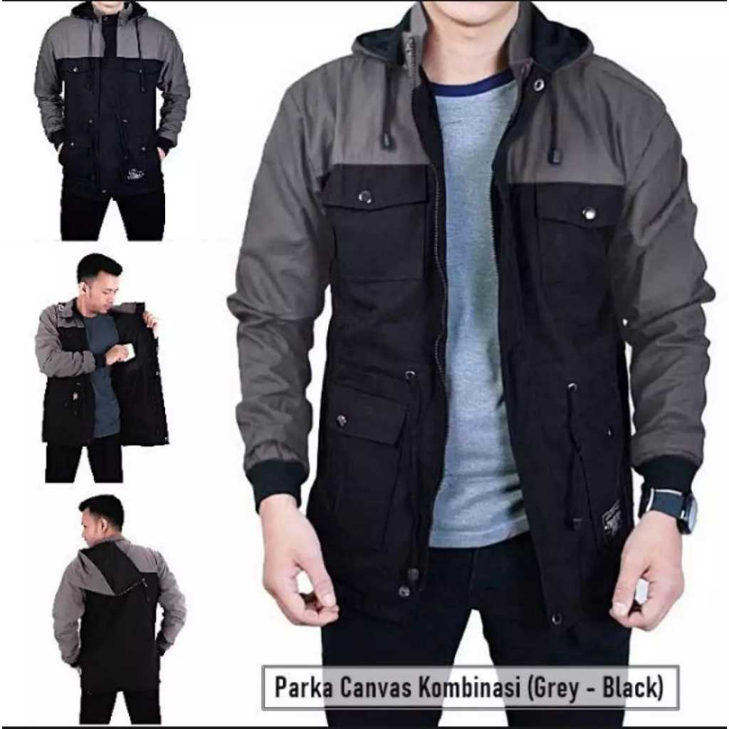 JAKET PARKA/JAKET PARKA POLOS/JAKET PRIA/JAKET PARKA PRIA