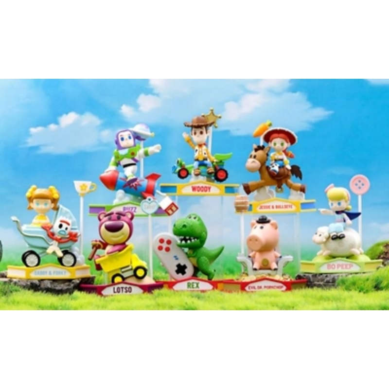52TOYS BLIND BOX ORIGINAL TOY STORY DISNEY PIXAR WOODY BUZZ BO PEEP JESSIE BULLSEYE GABBY FORKY LOTS