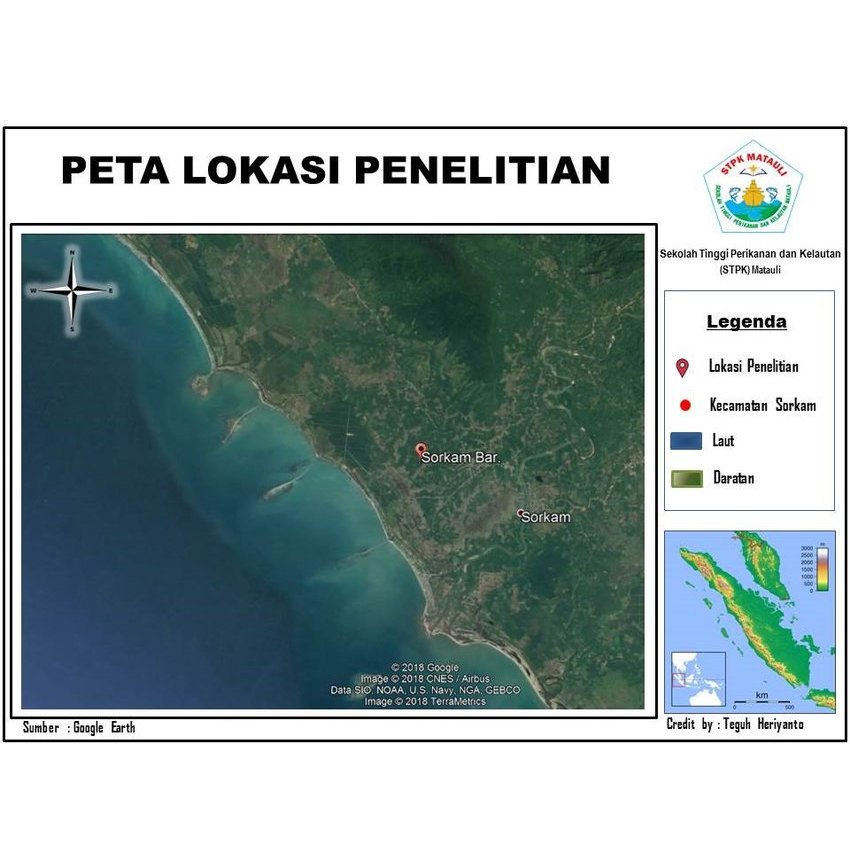 Jasa Pembuatan Peta Lokasi Penelitian